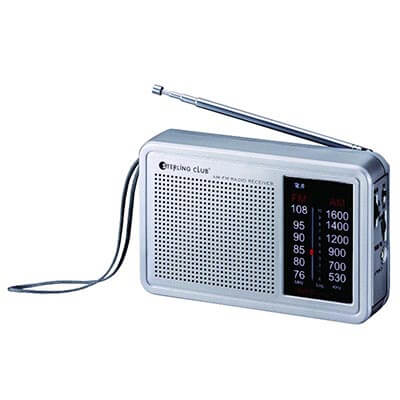 AM/FMデスクラジオ